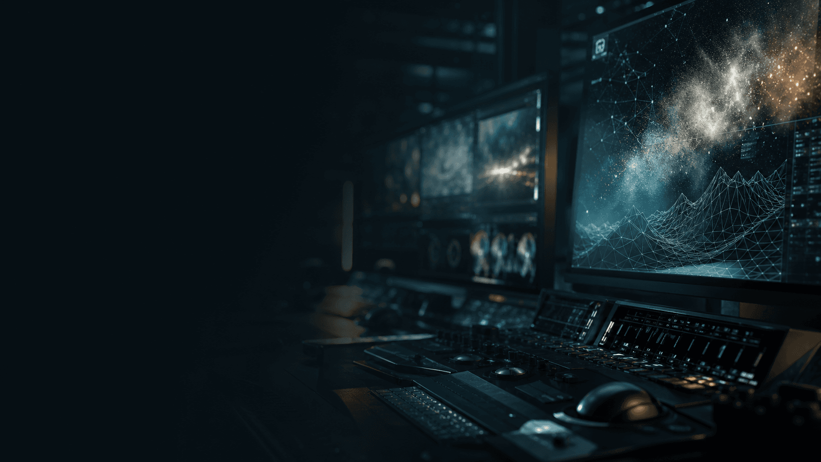 Professional VFX compositing and color grading suite